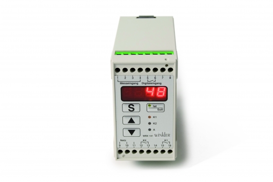 Regler WRH00141-230XW117, Mikroprozessorgesteuerter Temperaturregler f&uuml;r Hutschienenmontage konfiguriert von Winkler AG