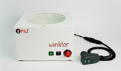WHU2ER PILZ® Gehäuseheizhaube , Heizhauben Tmax 450°C mit gehäkeltem Heizkörper aus Glasseide für große Rundkolben  von Winkler AG