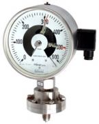 BF2 - Typenreihe, Druckmessger&auml;t f&uuml;r Absolutdruck mit Plattenfeder und elektrischem Grenzsignalgeber -> D3-031 von LABOM