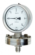 BA2 - Typenreihen, Druckmessger&auml;t mit Plattenfeder nach EN 837-3, Chemieausf&uuml;hrung, NG100 NG160 -> Datenblatt D2-035 von LABOM