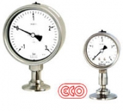 BH51   ECO und BH52   ECO , Druckmessger&auml;t mit Rohrfeder NG63 NG100 ECO f&uuml;r Food/Pharma/Biotechnik -> Datenblatt D2-028-5 von LABOM